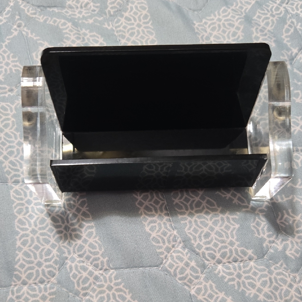 Black and Clear Card Holder